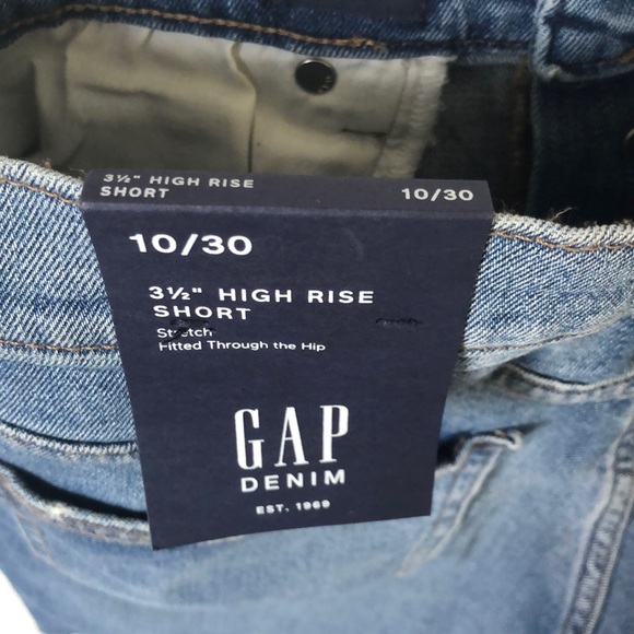 NWT Gap Jean Shorts Size 10/30 - Picture 9 of 9